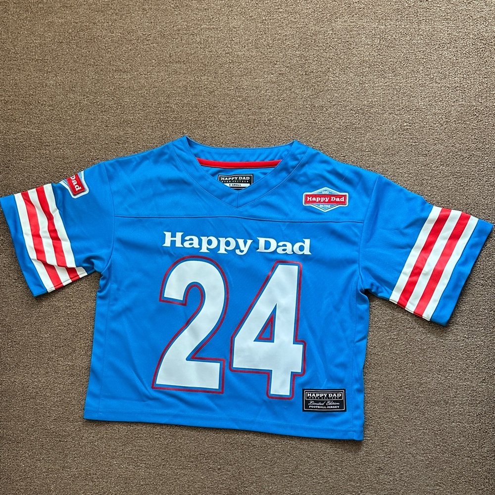 Happy Dad blue jersey